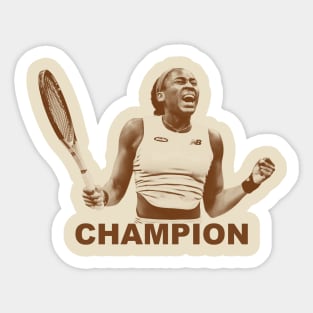 Coco Gauff - Call Her Champion Sticker